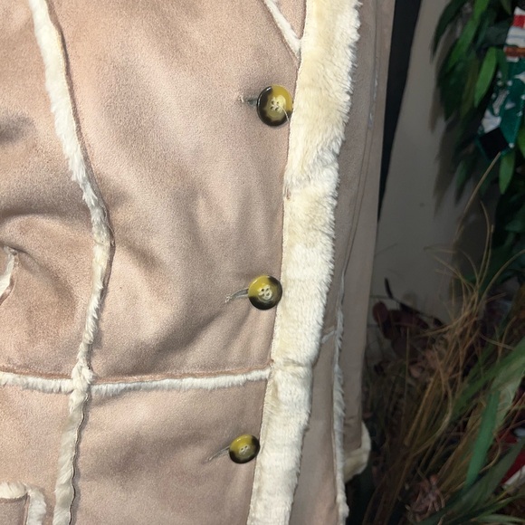 Big Chill Women's Tan and Cream Coat M - Picture 4 of 15